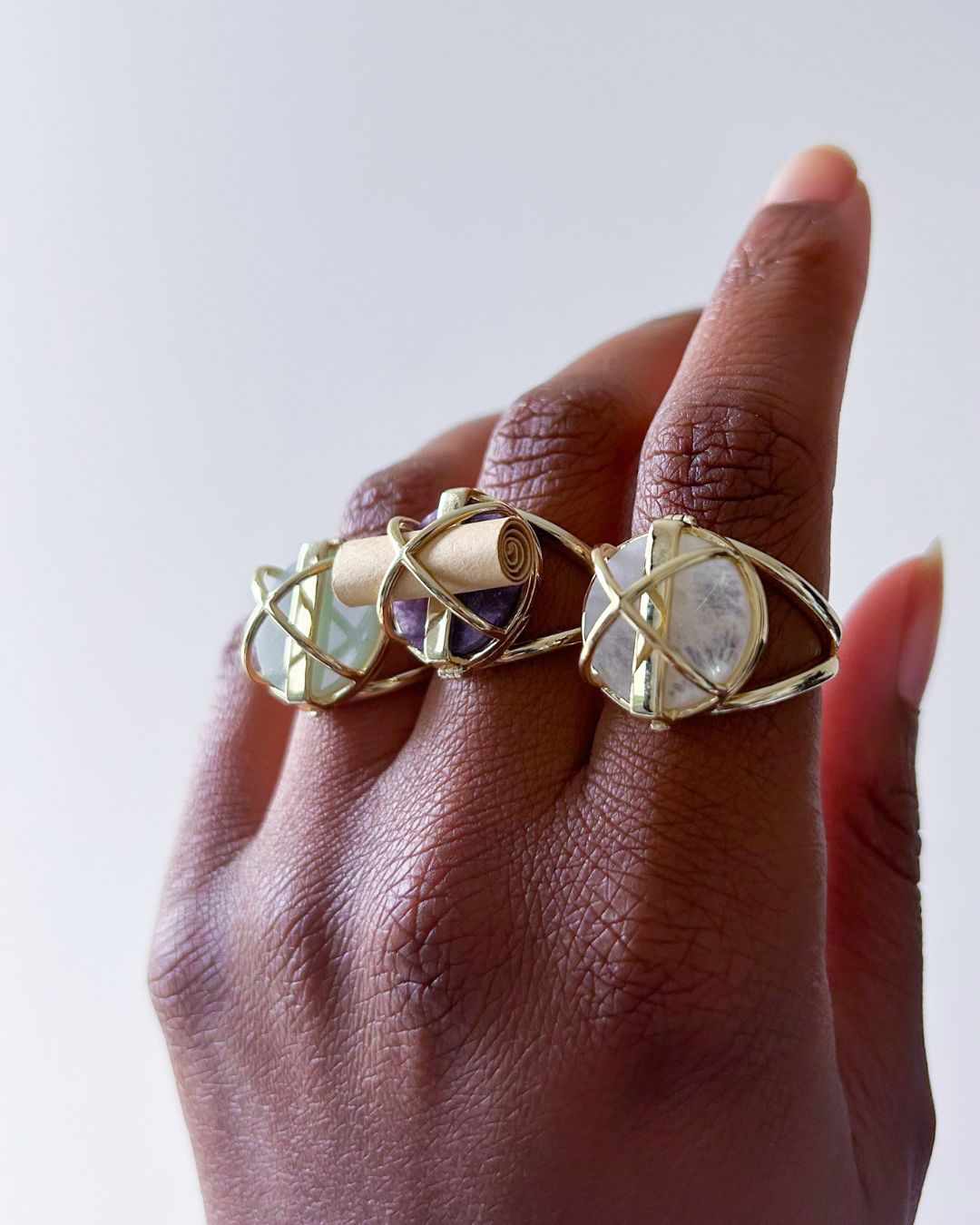 Moonstone Gaïa J Ring
