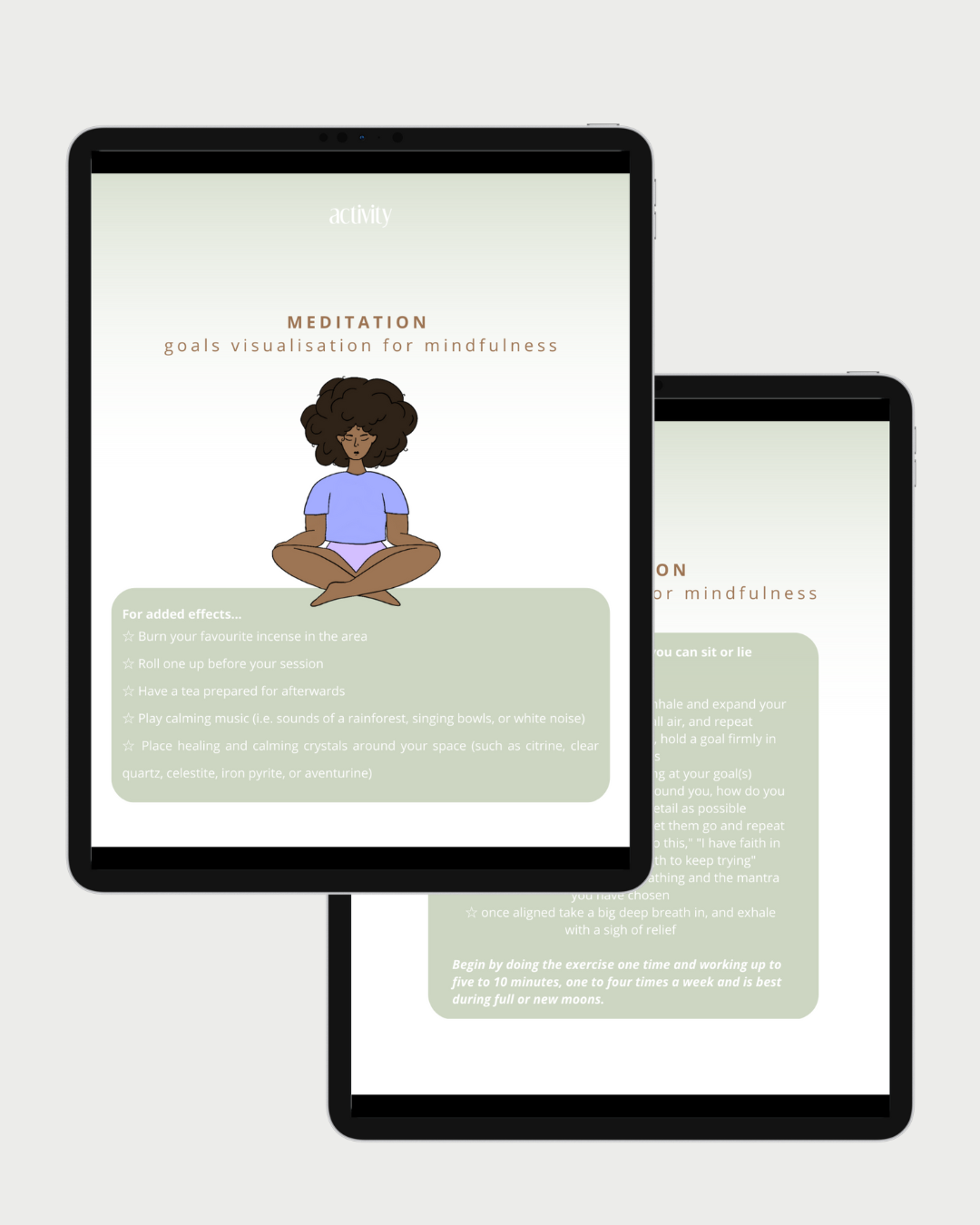 Mindfulness & Wellness Digital Journal – Interactive PDF