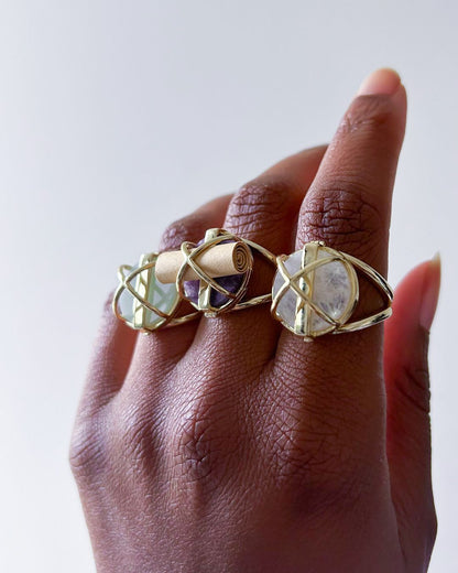 Amazonite Gaïa J Ring