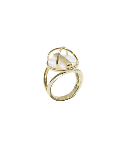 Gaïa Joint Ring in Moonstone